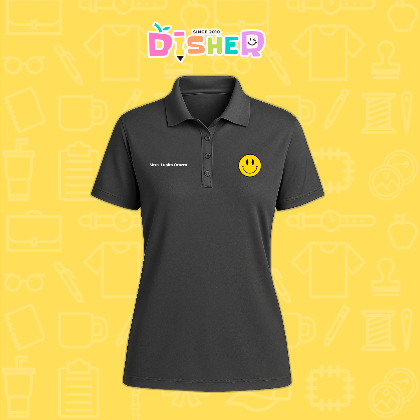 PBD-D-083: Polo Bordada Dry Fit Dama I Smily