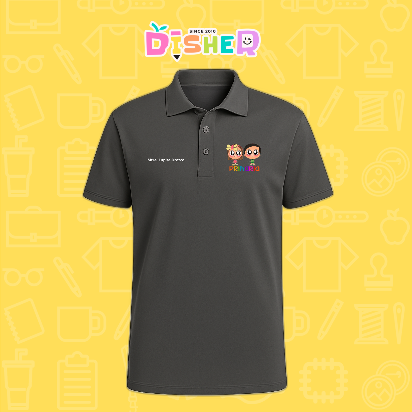 PBD-C-003: Polo Bordada Dry Fit Caballero I Starcitos primaria