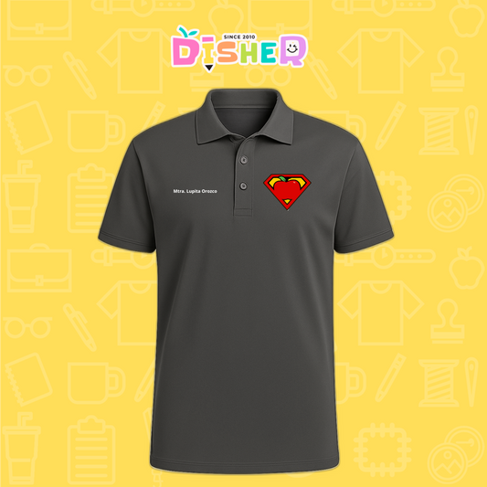 PBD-C-0089: Polo Bordada Dry Fit Caballero I Super Maestro