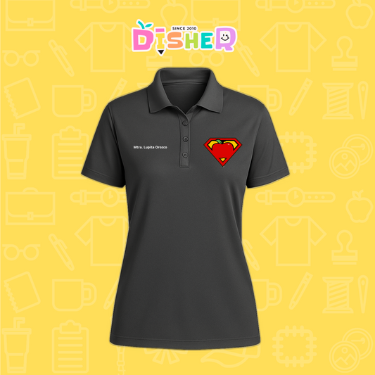 PBD-D-089: Polo Bordada Dry Fit Dama I Super Maestro