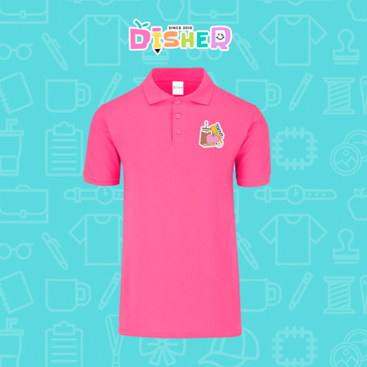 PBY-C-0037: Polo Bordada 50/50 Caballero I Teacher starbucks