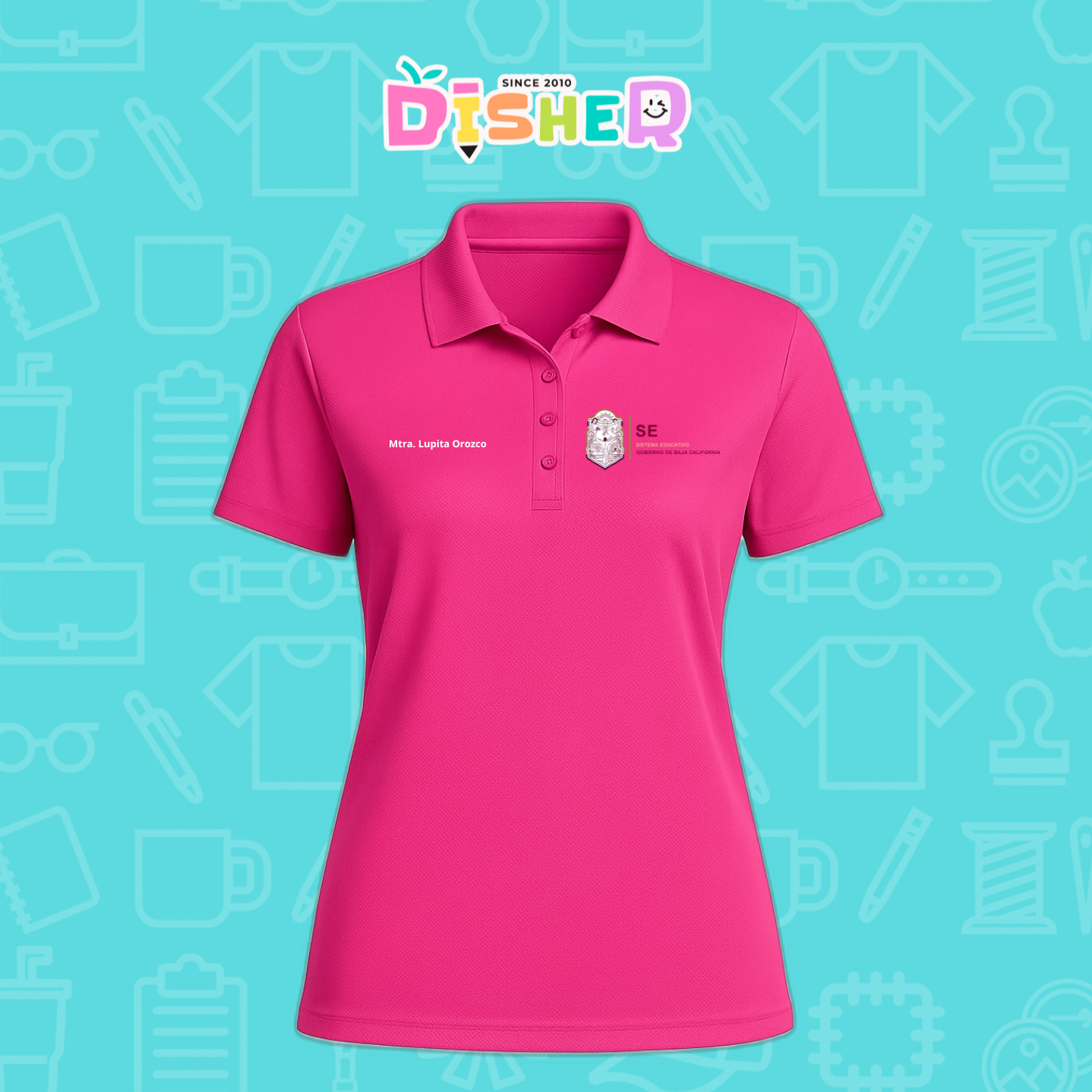 PBD-D-097: Polo Bordada Dry Fit Dama I Sistema Educativo BC