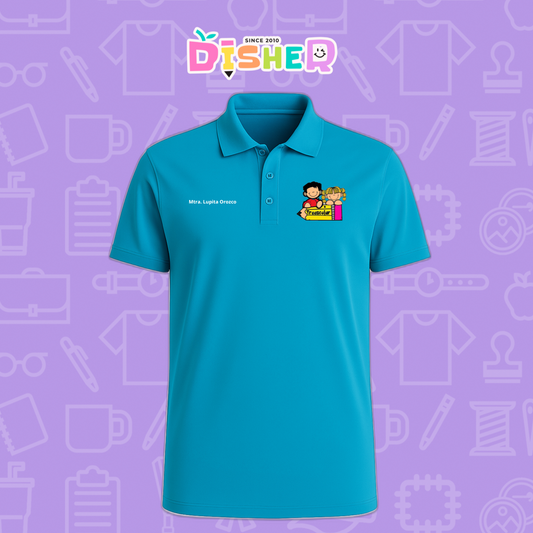 PBD-C-0081: Polo Bordada Dry Fit Caballero I Niños preescolar