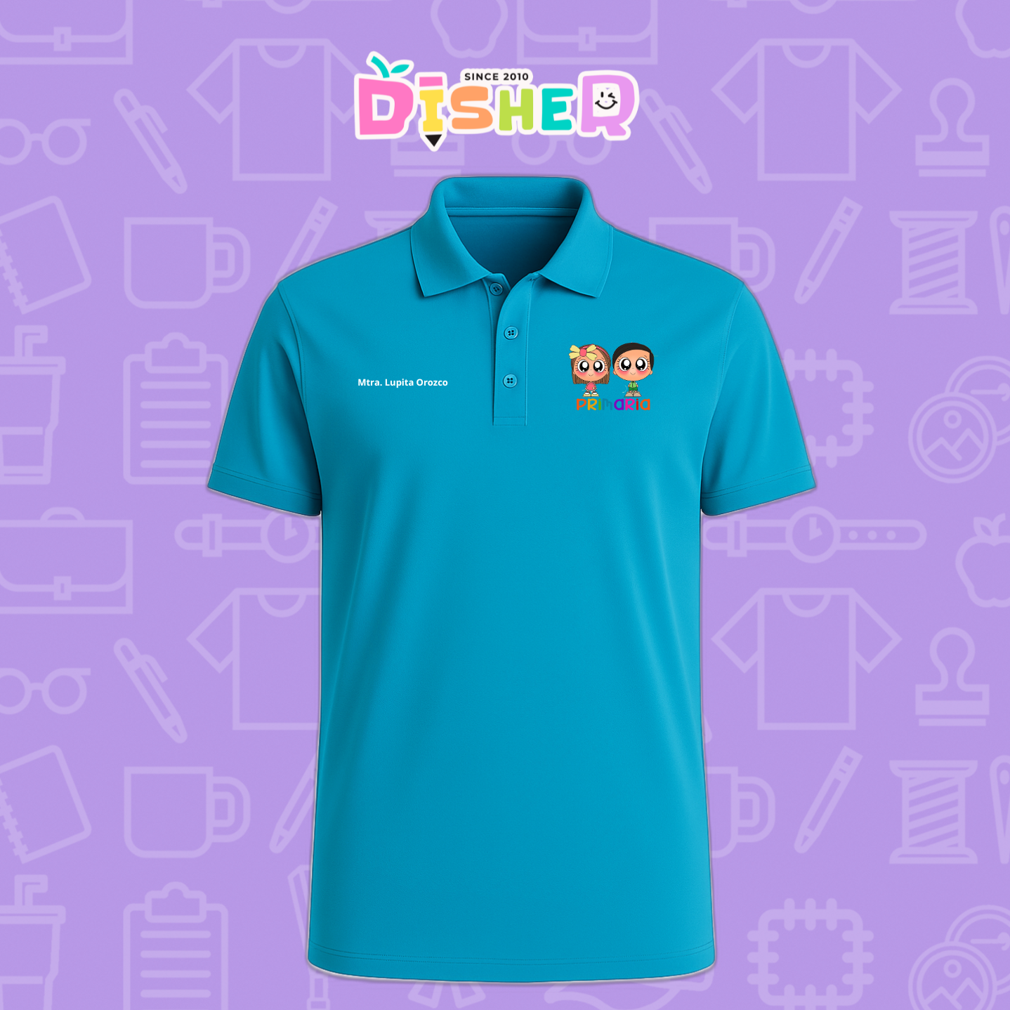 PBD-C-003: Polo Bordada Dry Fit Caballero I Starcitos primaria