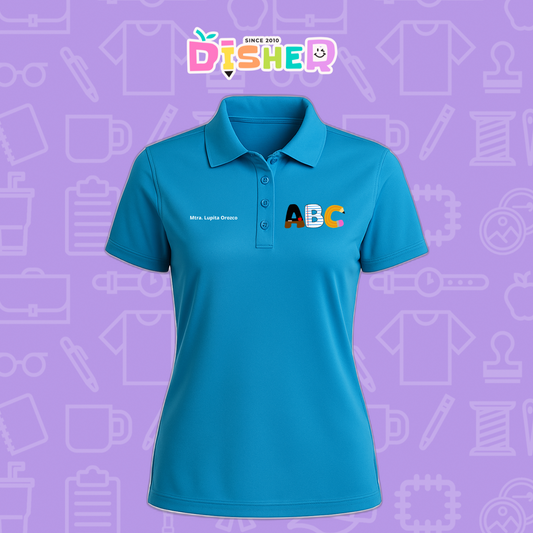 PBD-D-099: Polo Bordada Dry Fit Dama I Abc