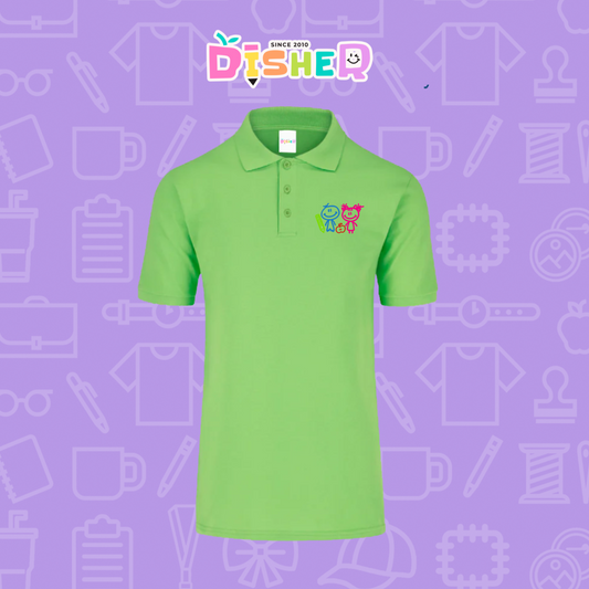 PBY-C-0062: Polo Bordada 50/50 Caballero I Niños trazos