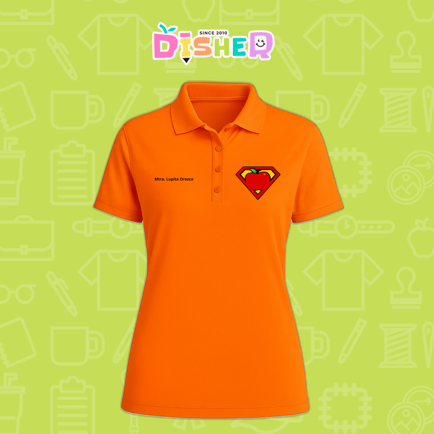 PBD-D-089: Polo Bordada Dry Fit Dama I Super Maestro