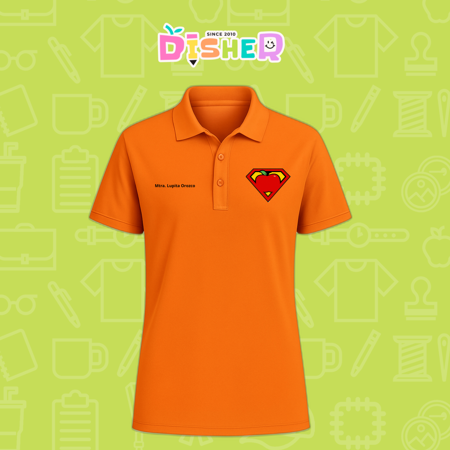 PBD-C-0089: Polo Bordada Dry Fit Caballero I Super Maestro