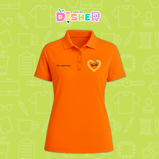 PBD-D-100: Polo Bordada Dry Fit Dama I Lápiz teach