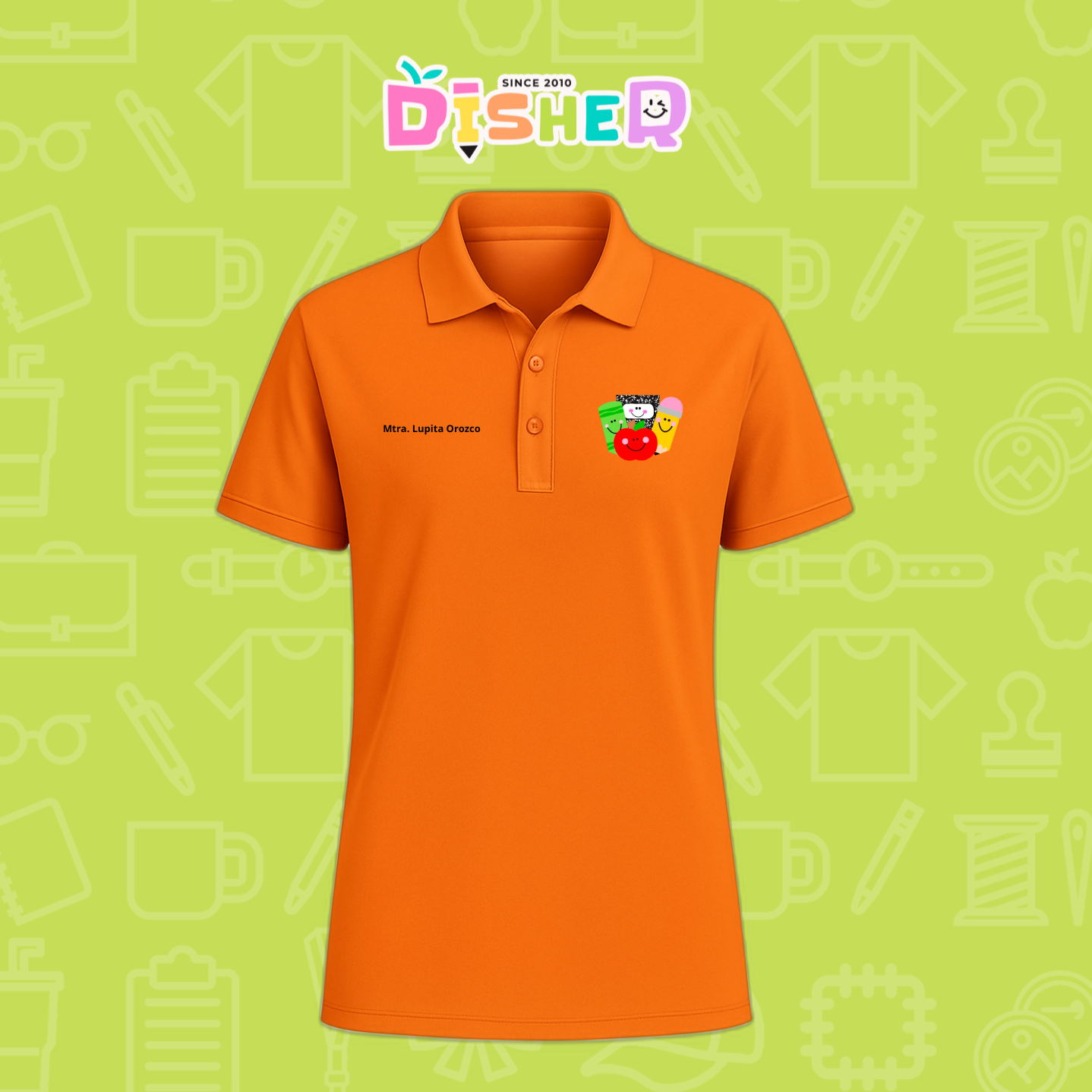 PBD-C-0032: Polo Bordada Dry Fit Caballero I Smile supplies