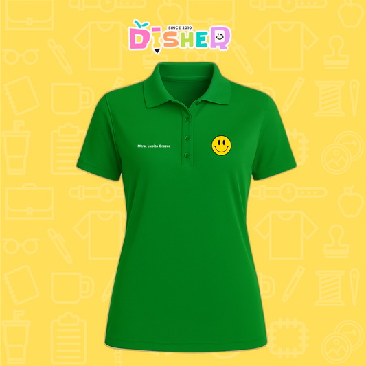 PBD-D-083: Polo Bordada Dry Fit Dama I Smily
