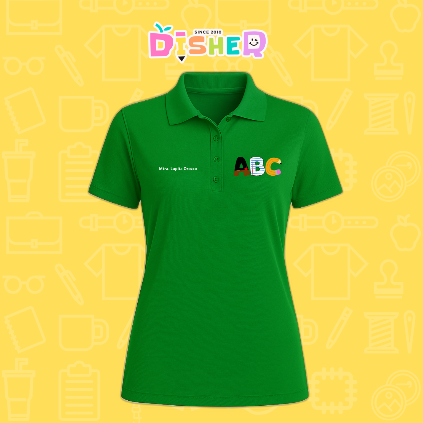 PBD-D-099: Polo Bordada Dry Fit Dama I Abc