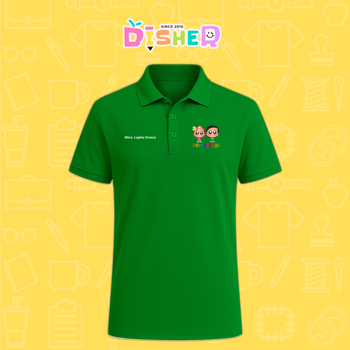 PBD-C-002: Polo Bordada Dry Fit Caballero I Starcitos preescolar