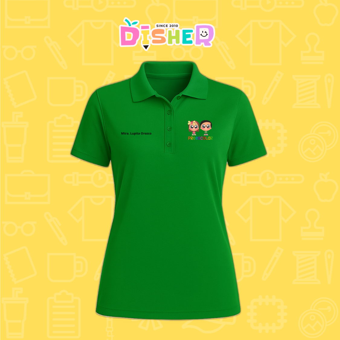 PBD-D-003 : Polo Bordada Dry Fit Dama I Starcitos Preescolar