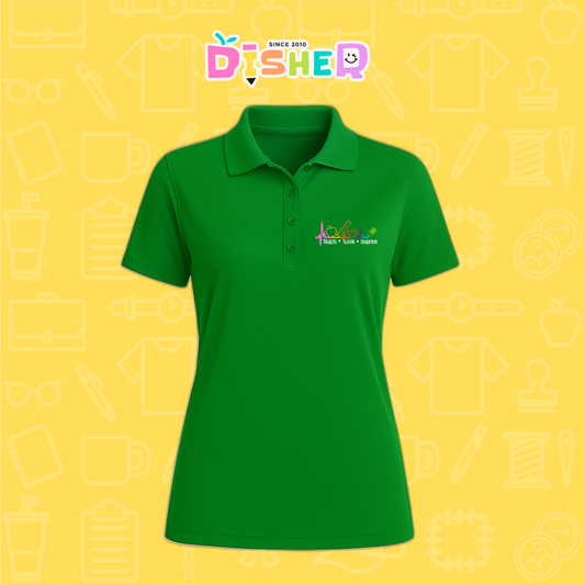 PBD-D-082: Polo Bordada Dry Fit Dama I Latidos