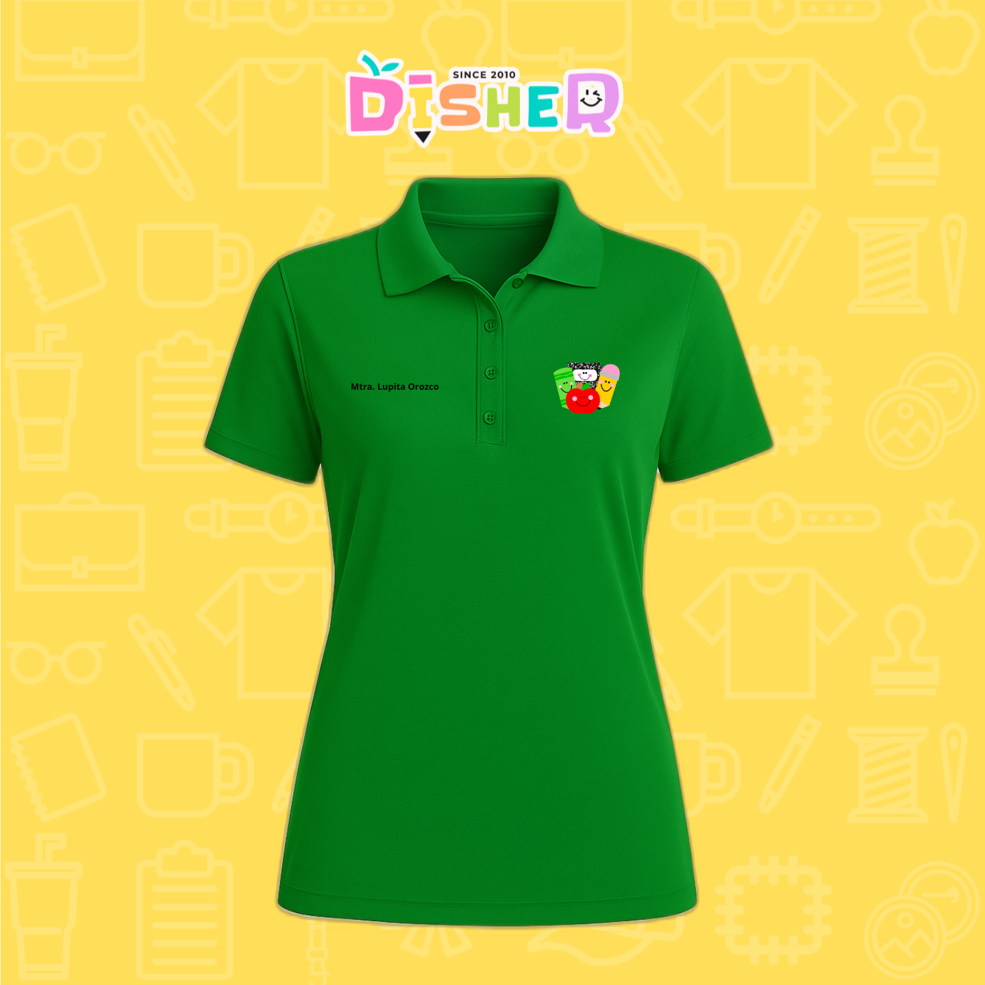 PBD-D-032: Polo Bordada Dry Fit Dama I Smile supplies