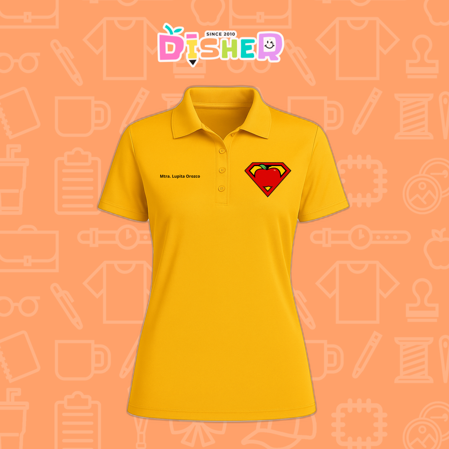 PBD-D-089: Polo Bordada Dry Fit Dama I Super Maestro