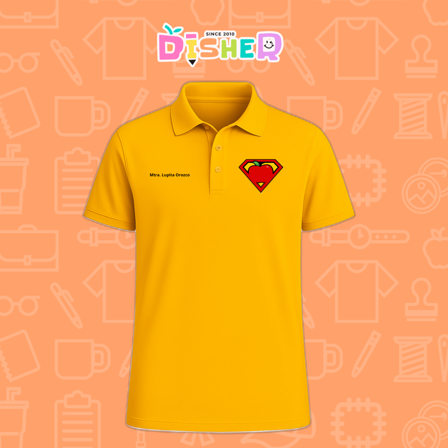 PBD-C-0089: Polo Bordada Dry Fit Caballero I Super Maestro