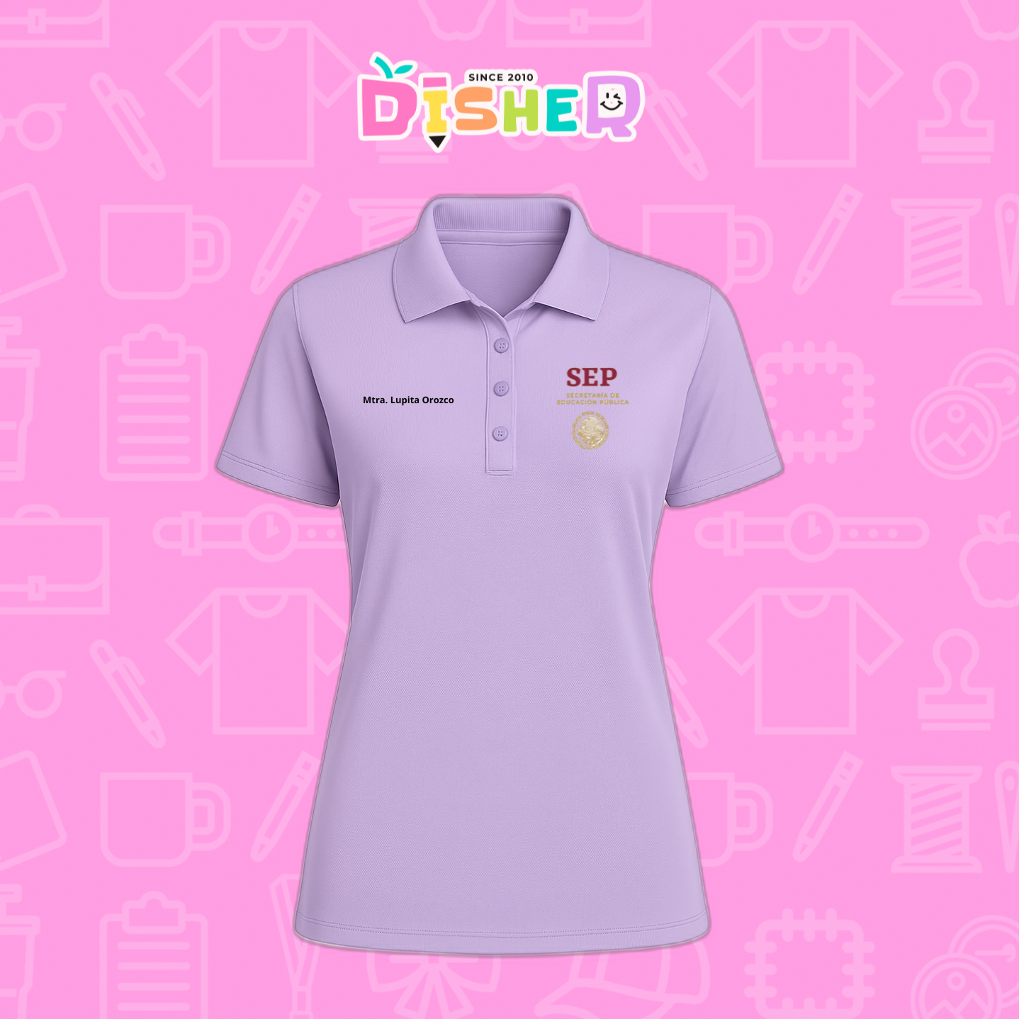 PBD-D-095: Polo Bordada Dry Fit Dama I Sep