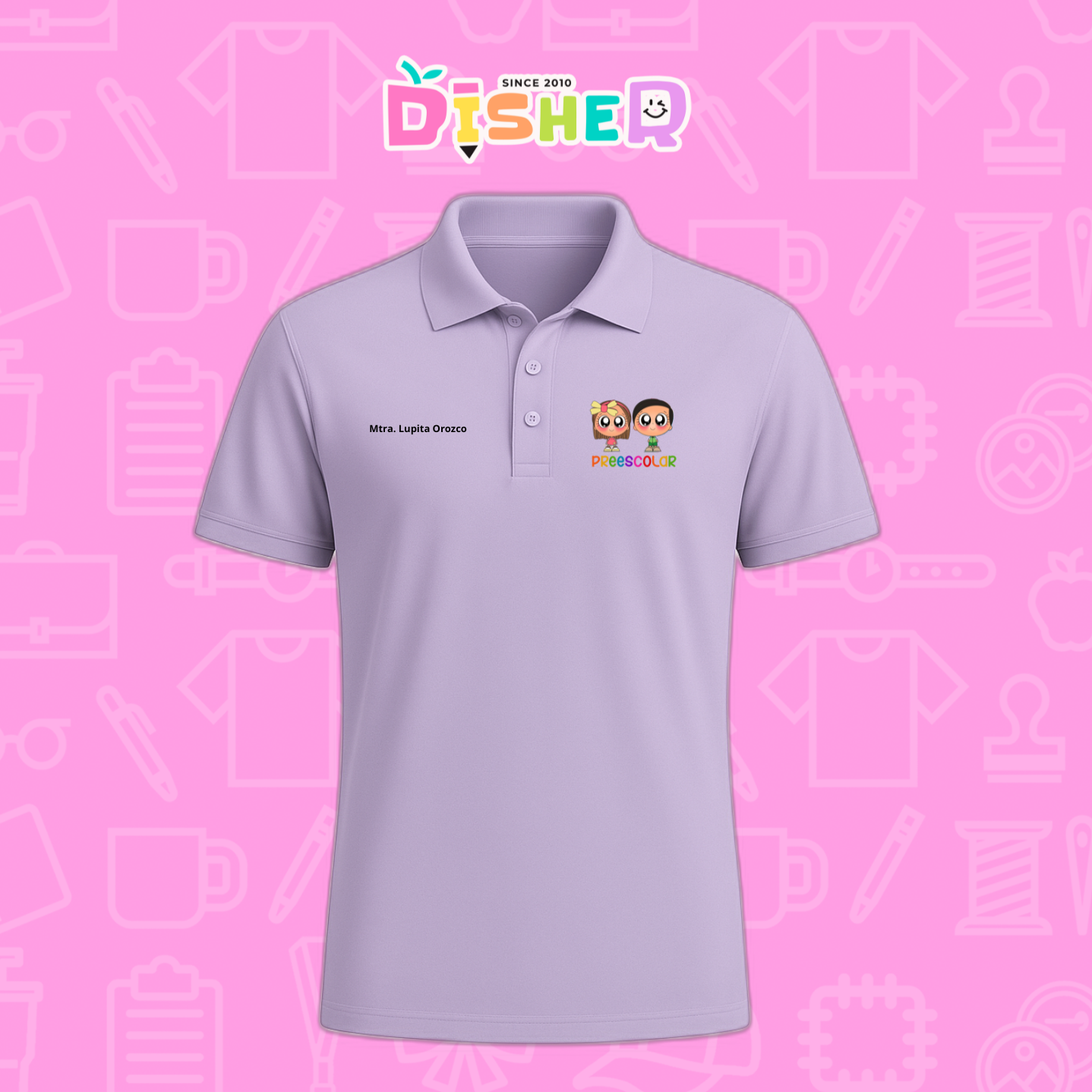 PBD-C-002: Polo Bordada Dry Fit Caballero I Starcitos preescolar