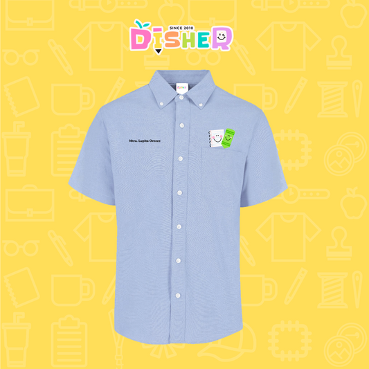 CBOC-C-033: Camisa Bordada Oxford Manga Corta Caballero I Paper pencil