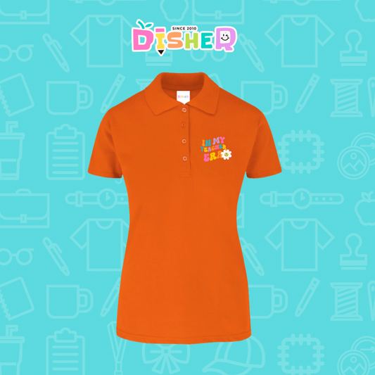 PBY-D-0028: Polo Bordada 50/50 Dama I In my teacher era