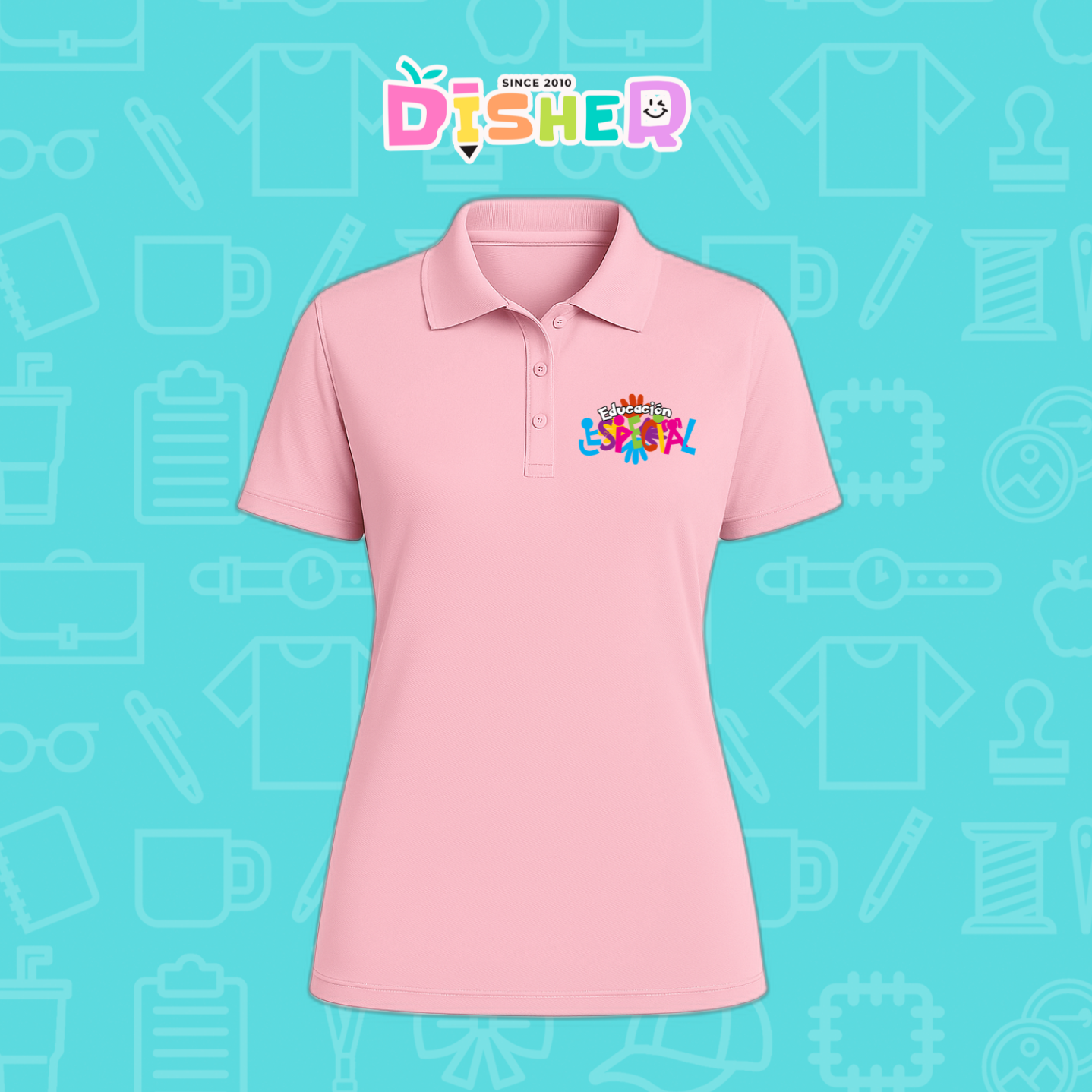 PBD-D-078: Polo Bordada Dry Fit Dama I Educación Especial