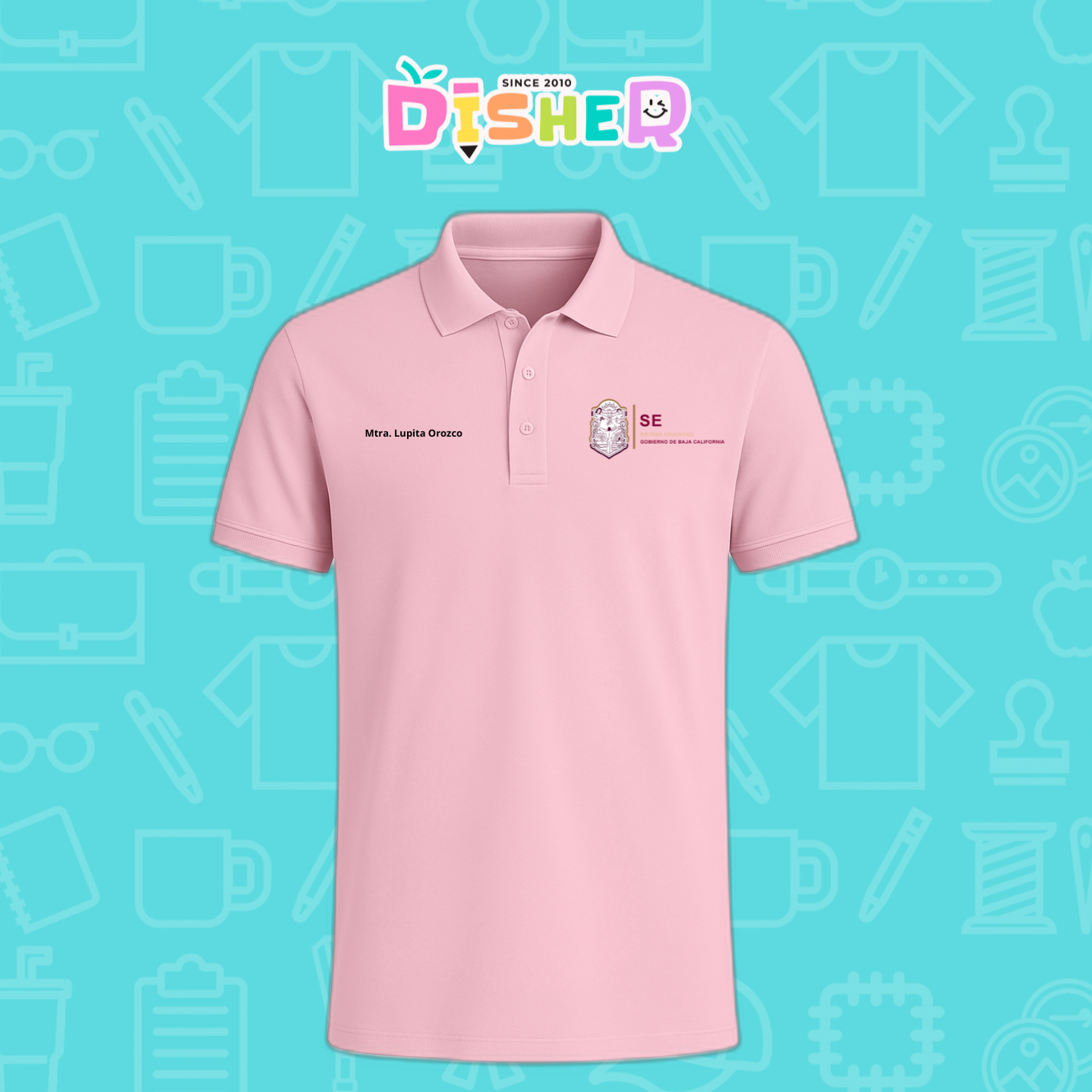 PBD-C-0097: Polo Bordada Dry Fit Caballero I Sistema Educativo BC