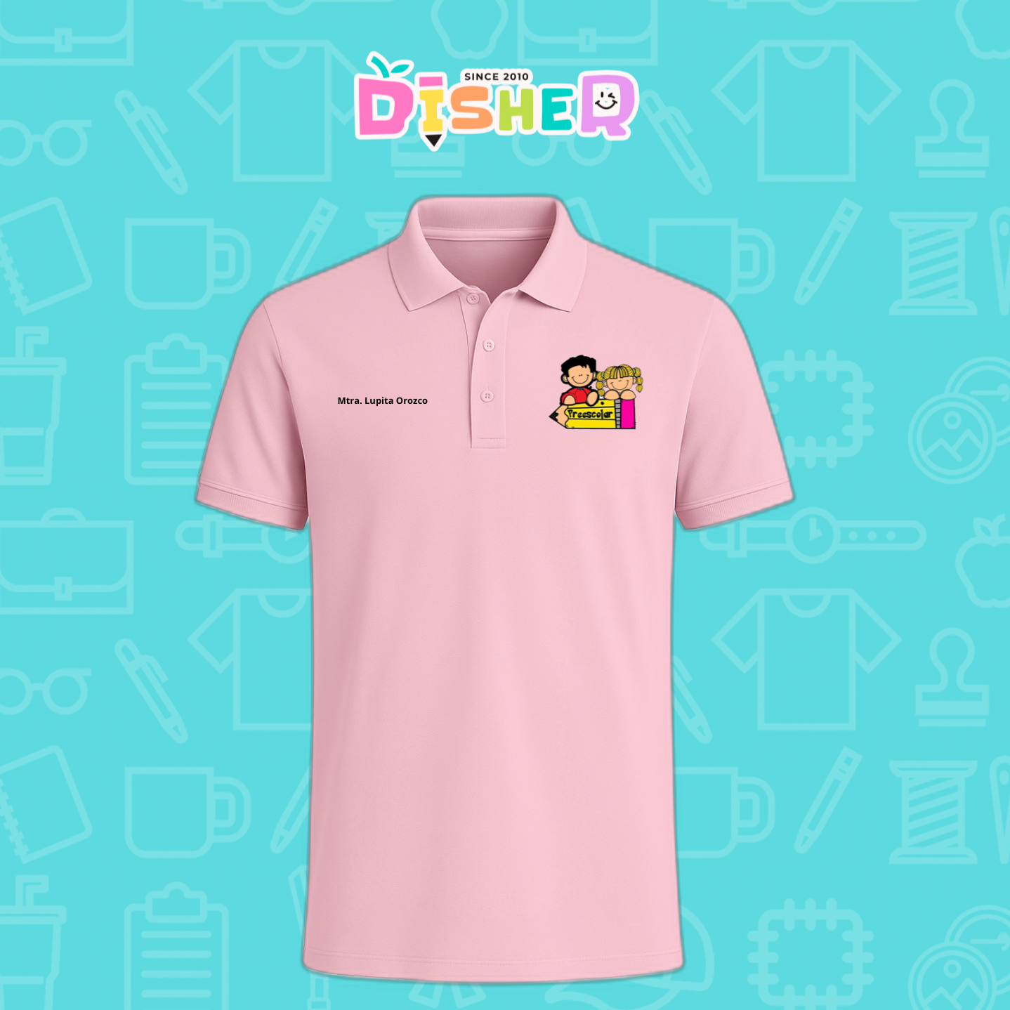 PBD-C-0081: Polo Bordada Dry Fit Caballero I Niños preescolar