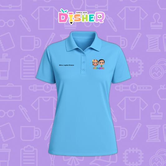 PBD-D-002 : Polo Bordada Dry Fit Dama I Starcitos Preescolar