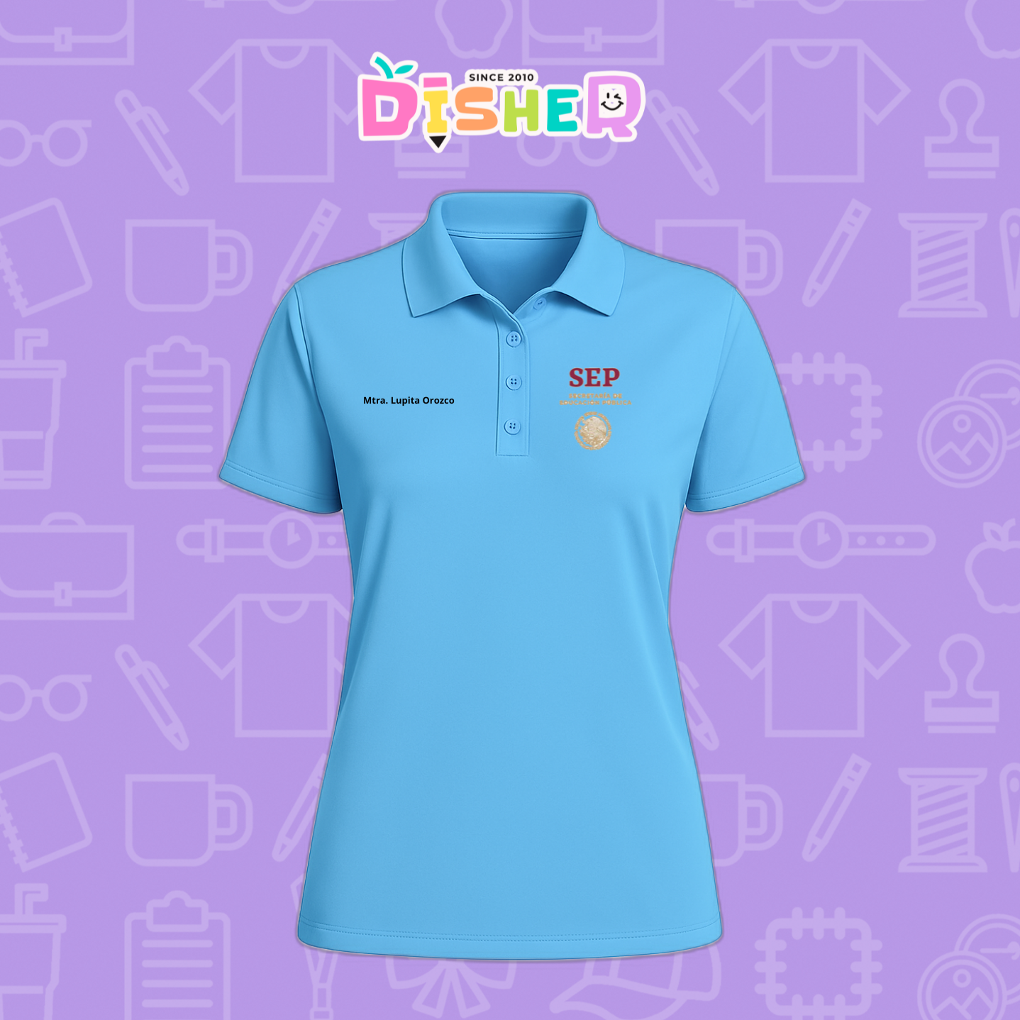 PBD-D-095: Polo Bordada Dry Fit Dama I Sep