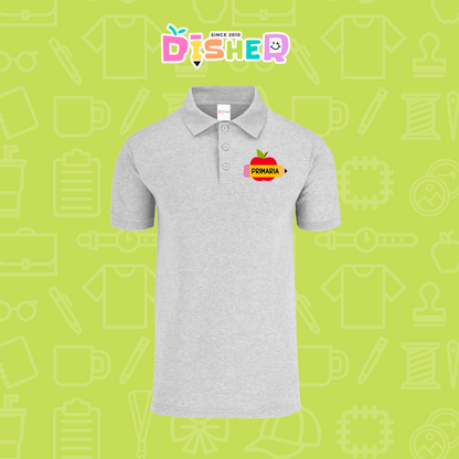 PBY-C-0085: Polo Bordada 50/50 Caballero I Manzana primaria