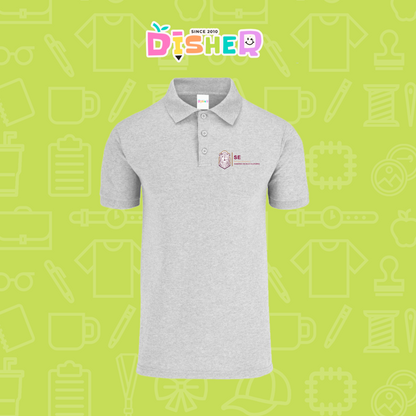 PBY-C-0097: Polo Bordada 50/50 Caballero I Sistema Educativo BC