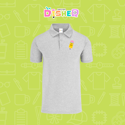 PBY-C-0031: Polo Bordada 50/50 Caballero I Smile Pencil