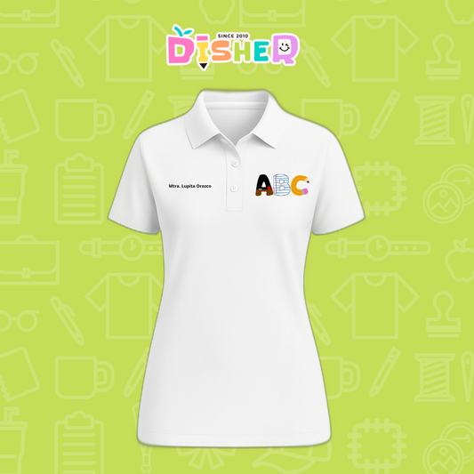 PBD-D-099: Polo Bordada Dry Fit Dama I Abc