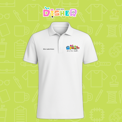 PBD-C-0064: Polo Bordada Dry Fit Caballero I  Útiles felices