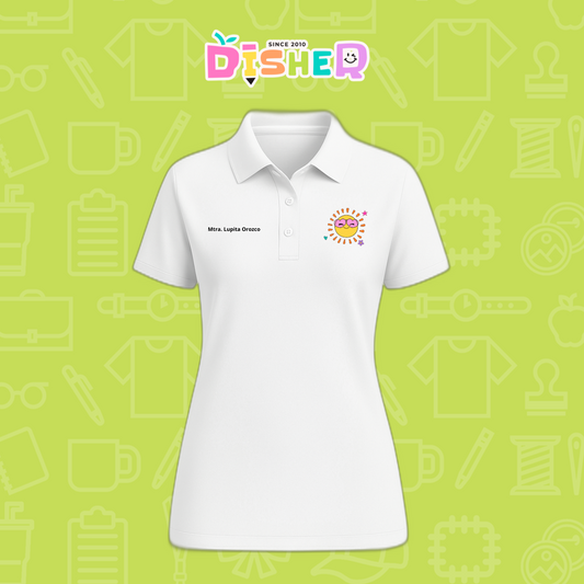 PBD-D-051: Polo Bordada Dry Fit Dama I Solecito