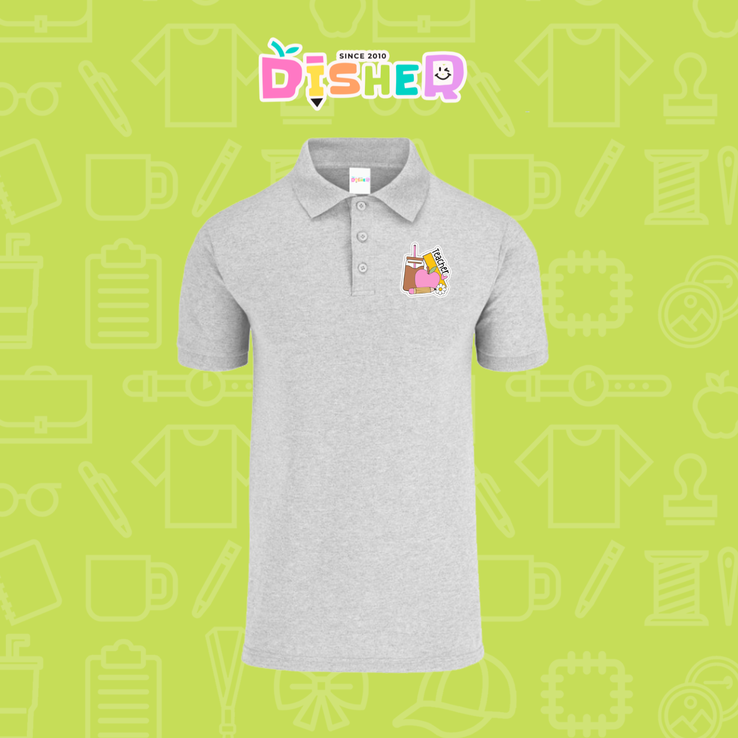 PBY-C-0036: Polo Bordada 50/50 Caballero I Teacher coffe