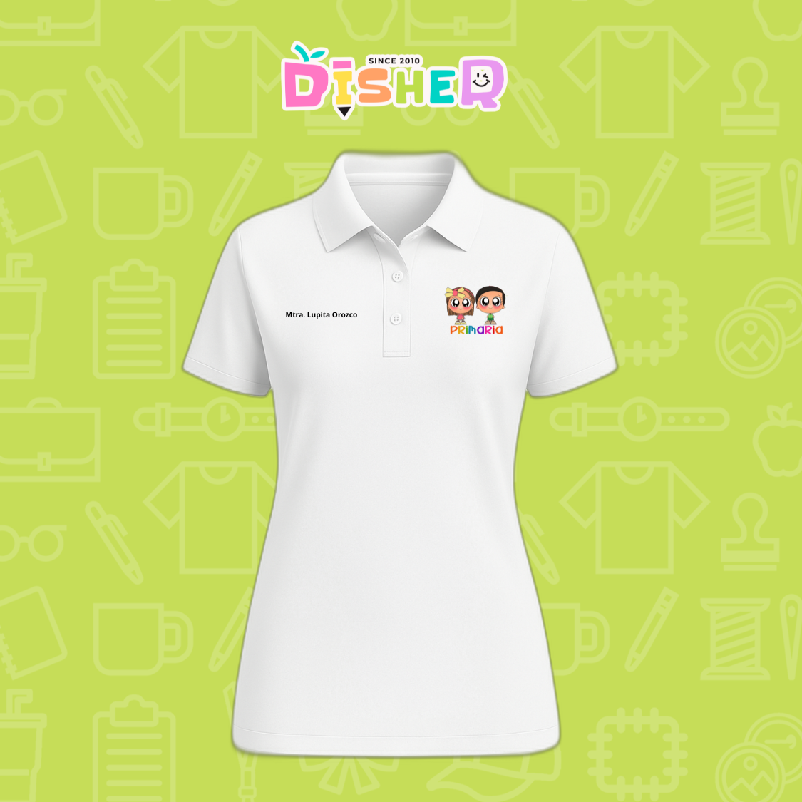 PBD-D-002 : Polo Bordada Dry Fit Dama I Starcitos Preescolar