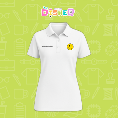 PBD-D-083: Polo Bordada Dry Fit Dama I Smily