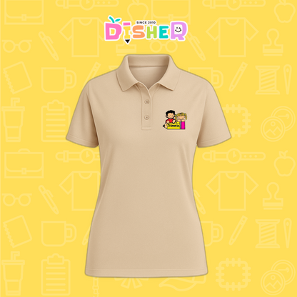 PBD-D-081: Polo Bordada Dry Fit Dama I Niños preescolar