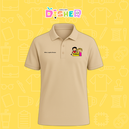 PBD-C-0080: Polo Bordada Dry Fit Caballero I Niños primarias