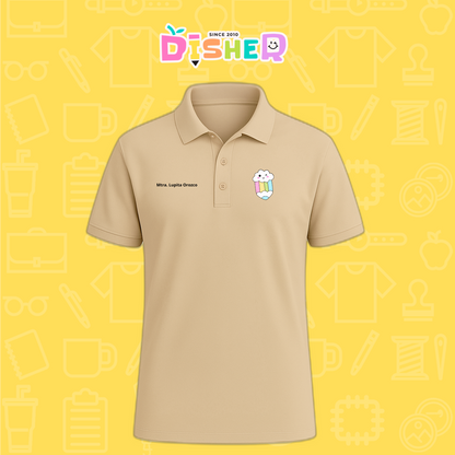 PBD-C-0057: Polo Bordada Dry Fit Caballero I  Lápiz nube