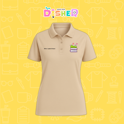 PBD-D-004 : Polo Bordada Dry Fit Dama I Gusanito libros