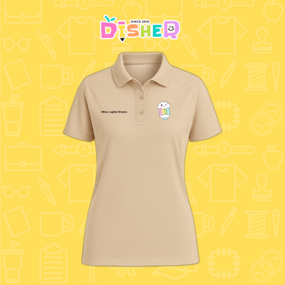 PBD-D-057: Polo Bordada Dry Fit Dama I Lápiz nube