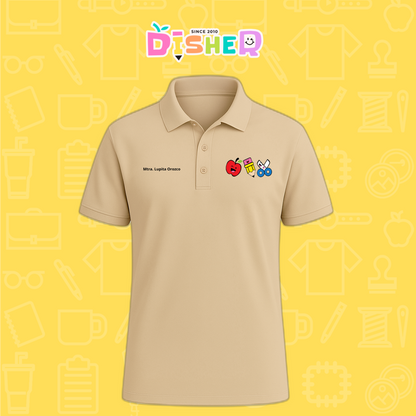 PBD-C-0065: Polo Bordada Dry Fit Caballero I  Soy Maestro útiles