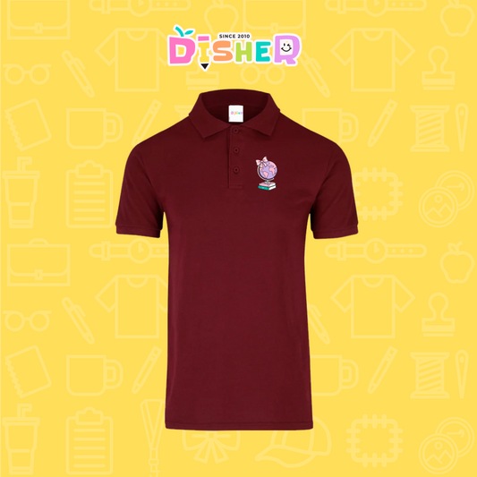 PBY-C-0047: Polo Bordada 50/50 Caballero I Mundo rosita