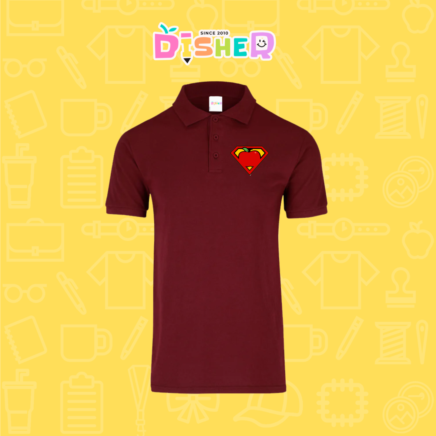 PBY-C-0089: Polo Bordada 50/50 Caballero I Super Maestro