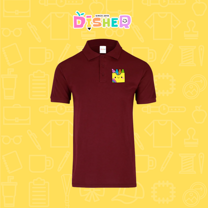 PBY-C-0016: Polo Bordada 50/50 Caballero I Cajita crayola