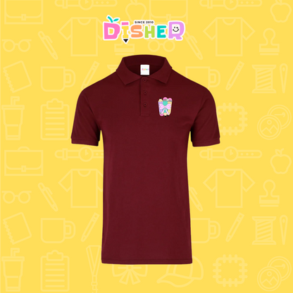 PBY-C-0007: Polo Bordada 50/50 Caballero I Lápices moñitos